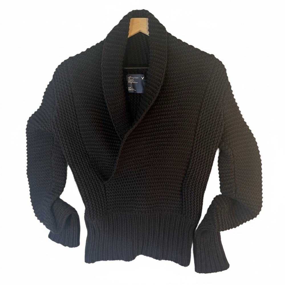 American Eagle Outfitters Black Knit Sweater women’s small.